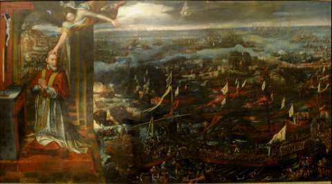 Revelación a san Pío V de la victoria de la... (1670 - 1700)