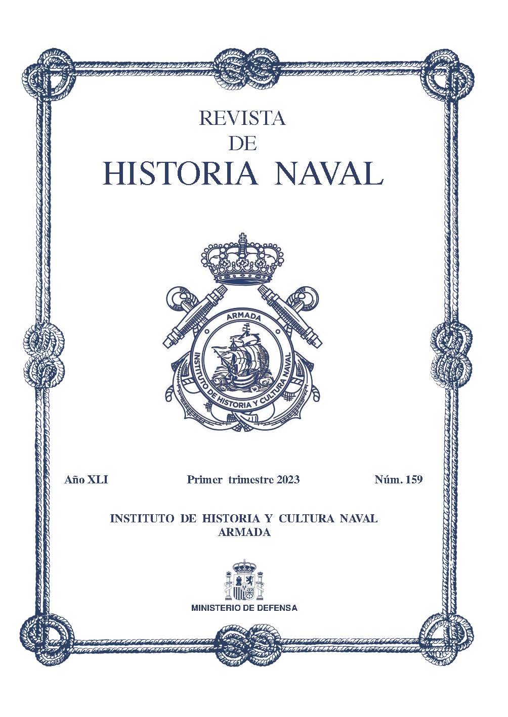 Portada de la Revista de Historia Naval